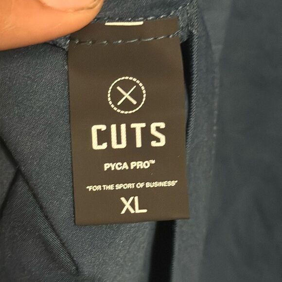 Cuts Clothing Men's Short Sleeve Curve Hem Crew NeckSignature Fit Tee-XL - Picture 5 of 6